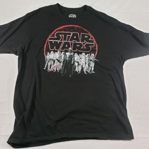 star wars darth vader and storm troopers t-shirt